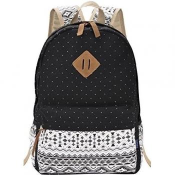 FAIRY COUPLE Mochila Vintage de Lona para Las Mujeres Mochila Antigua para La Fuera Camping Picnic Deporte Mochila de Universidad y Escuela C5083