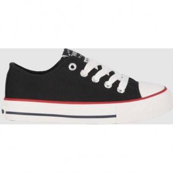 Zapatilla Niño Chika10 CHK10 City Kids 40 Negro - Cómodas y Resistentes, Zapatillas de lona con cierre de cordones