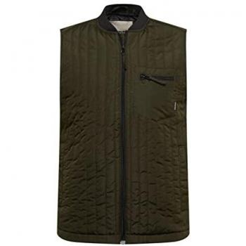 Chaqueta Exterior Blend con Mezcla de Materiales