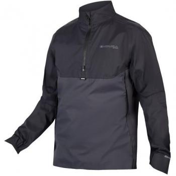 Chaqueta cortavientos impermeable Endura MT500 para ciclismo de hombre en color negro, talla S