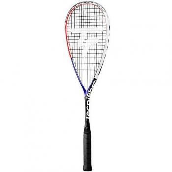 Raqueta de Squash Tecnifibre Carboflex AIRSHAFT 125 - Serie 2020/21, peso ligero, tecnología Airshaft para mayor potencia y control, diseño aerodinámico, equilibrio óptimo, construcción en carbono para