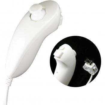 Mando Nunchuck inalámbrico para Nintendo Wii - Blanco
