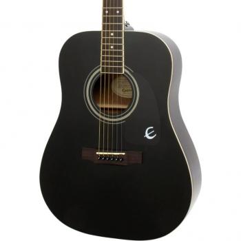 Epiphone DR-100 Dreadnought Acoustic Guitar (Ebony)