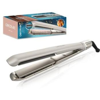 Plancha de Pelo Estrecha Cecotec Lisse Plasma 45W con Revestimiento Cerámico, Placas Flotantes 3D, Temperatura Ajustable 170º-230ºC y Apagado Automático
