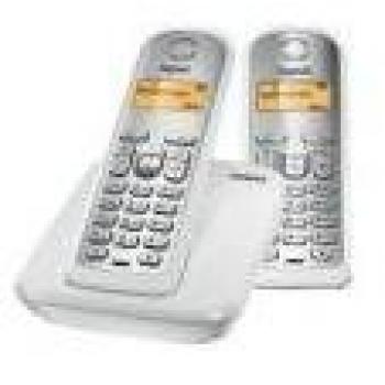 Siemens gigaset sias290bduo telefono fijo inalambrico duo capacidad guia telefonica 80 blanco