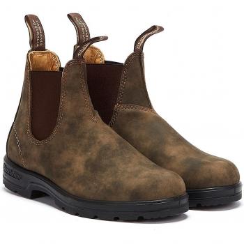 Blundstone 585 Classic Unisex Boot - Rustic Brown - Size UK 11 / EU 46 / US 12