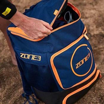 ZONE3 Award Winning Transition Mochila, Azul Oscuro y Naranja, tamaño único