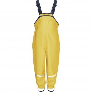 Pantalón Acolchado de Jardín de Lluvia Amarillo Talla 128