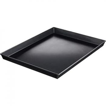 Teglia Rectangular Profesional 3044.40 de Hierro Azul con Ángulos Svasados, 40 x 30 x 3 cm