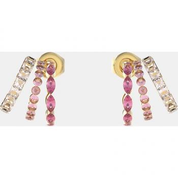Pendientes de aro Guess Crazy Earrings Triples