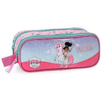 Nella Dreams of Unicorns Neceser Dos Compartimentos Multicolor 23x9x7 cms Poliéster