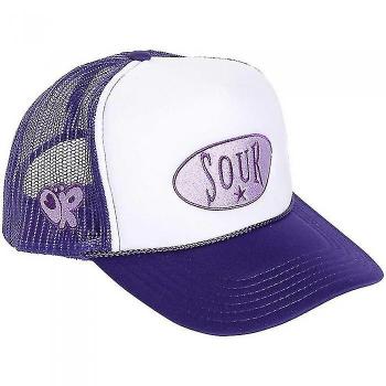 Olivia Rodrigo Gorra Unisex Adult Sour Trucker Púrpura/blanco One Size