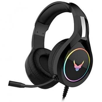 VARR Gaming RGB HI-FI Stereo Mic VH6060 - Auriculares estéreo para Videojuegos, Color Negro