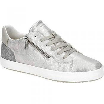 Geox D Blomiee Women's Silver Trainers