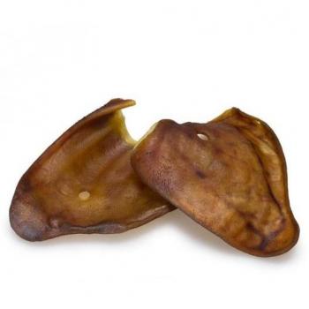 Orejas de cerdo ibérico medianas deshidratadas y ahumadas para perros - Bolsa de 30 uds. (30-60gr) - Snack natural, recompensa y aperitivo