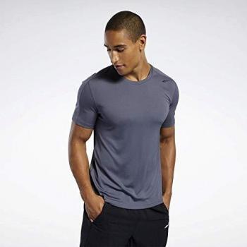 Reebok Wor Comm SS Tech tee Camiseta, Hombre, ashgry, S