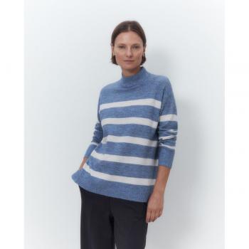 Jersey de punto con rayas para mujer de El Corte Inglés