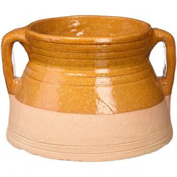 Alfarería Pereruela Siglo XVI APOTR25 - Olla tradicional de barro refractario auténtico, 25 cm
