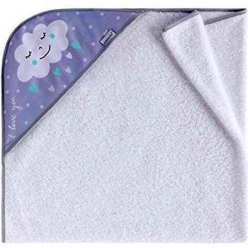 Pekebaby Capa de baño para bebe (100x100 cm) NUVOLA MENTA