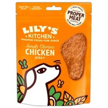 Lily's Kitchen Simply Glorious Chicken Jerky Grain-Free Dog Treats 70g