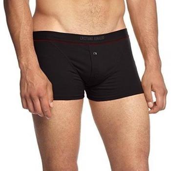 CR7 CRISTIANO RONALDO Underwear Trunk - Calzoncillo deportivo, color negro, talla XL