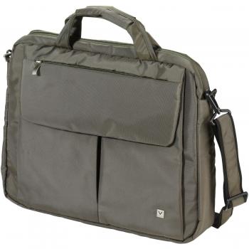 Vivanco NB Urbana - Maletín para portátiles, color negro verde oliva 39,6 cm