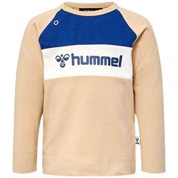 Hummel hmlMurphy Kids Long Sleeve T-shirt, Unisex, Beige, 4 Years