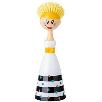 VIGAR Dolls Ray Cepillo Lavaplatos, Blanco 7,5x7,5x24,5 cm