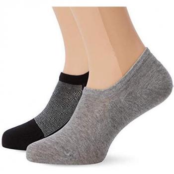 Tommy Hilfiger TH MEN MICRO FOOTIE 2P Calcetines cortos, negro