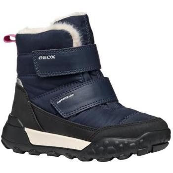 Geox J Trekkyup Girl B Winter Boots - Dark Blue