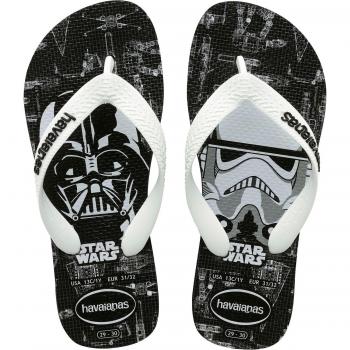 Chanclas Havaianas STAR WARS para niño, color negro/blanco, talla 23-24