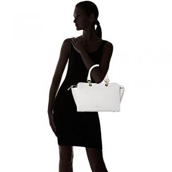 Roberto Verino Bolso Satchel Romeo - Accesorio para mujer, color 01 crudo, talla única