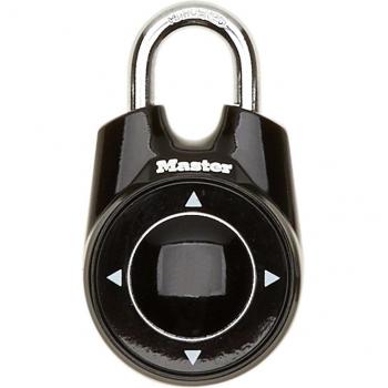 Master Lock 1500iEURDBLK One - Candado de Combinación Reseteable, Color Negro
