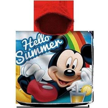 Mickey Mouse Poncho Toalla Playa Algodon 120X60Cm De Mickey Juventud Unisex, Multicolor