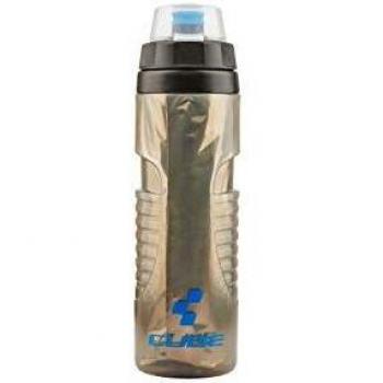 Botella Térmica Cube 0.6L Negra, Gris y Azul