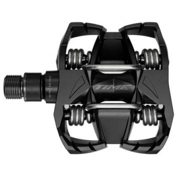 Pedales Time Atac MX 4 Standard Enduro Plateado y Negro