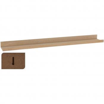 Estantería color madera 770x100x40mm, NB1700650, Basics