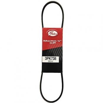Correa acanalada en V GATES 3PK738 - Correa trapecial poli V, longitud 738 mm, tipo de correa: V-ribbed belt