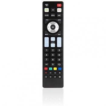 Ewent EW1576 Remote Control for LG Samsung Sony Panasonic Philips Smart TVs Black