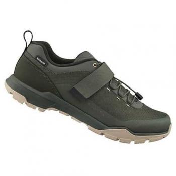 Zapatillas Shimano SH-EX500, Zapatillas de Ciclismo Unisex Adulto, MTB, Verde Oliva, Talla 42 EU