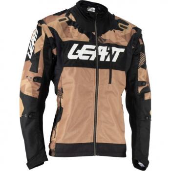 Leatt Chaqueta de Enduro Moto 4.5 Lite X-Flow 2024 - Piedra/Negro Marrón