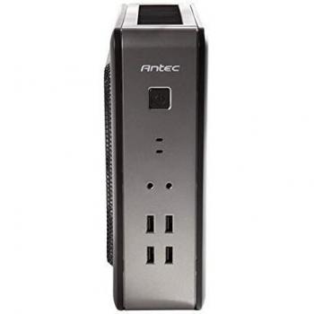Antec ISK110 VESA-U3 Escritorio Negro, Plata 90 W - Caja de Ordenador
