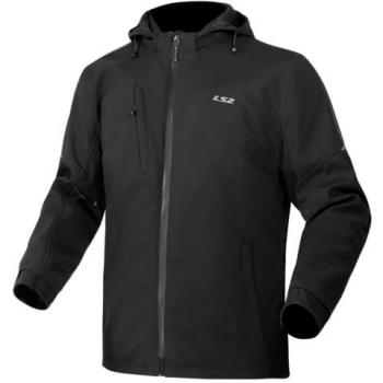 LS2 Bolton - Chaqueta textil de motocicleta impermeable para hombre - Color negro, talla 4XL - Protección, estilo y calidad