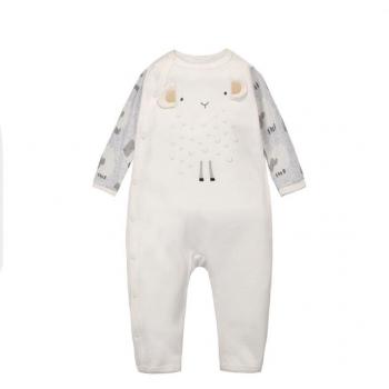 CuteOn Bebé niños Chico Niña Infantil Mameluco Jumpsuit body Algodón Ropa Oveja 12 Meses