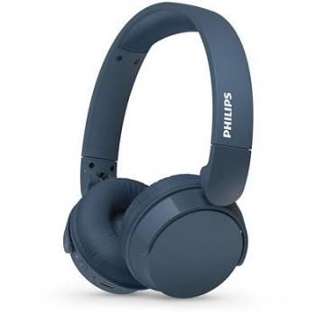 Auriculares Inalámbricos Philips TAH4209BL/00 con Microfono, Bluetooth, Bass+, Color Azul, Conectividad Multipunto y Control de Voz