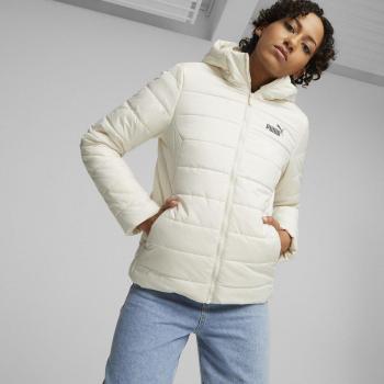 Chaqueta Puma Essentials Hooded Padded para Mujer, Modelo 848940-87 en Color Beige