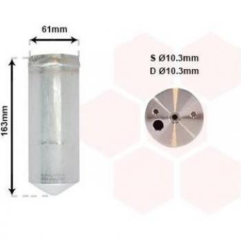 VAN WEZEL Filtro deshidratante para aire acondicionado 2500D109