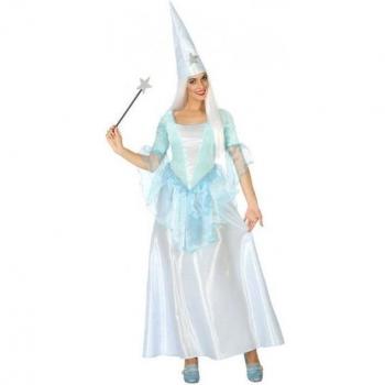 Disfraz de Hada Madrina para Adultos - Talla XS/S - Color Azul
