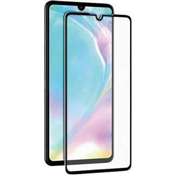 Muvit Protector Pantalla Huawei P30 Vidrio Templado Plano Marco Negro