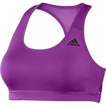 adidas Rb Bra 3S - Sujetador deportivo para mujer, color morado / negro, talla MCD